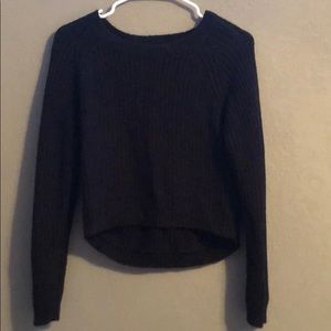Black knit long sleeve